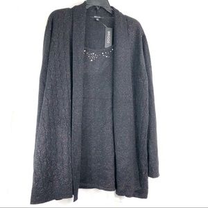 Briggs Black Sweater Size 2X